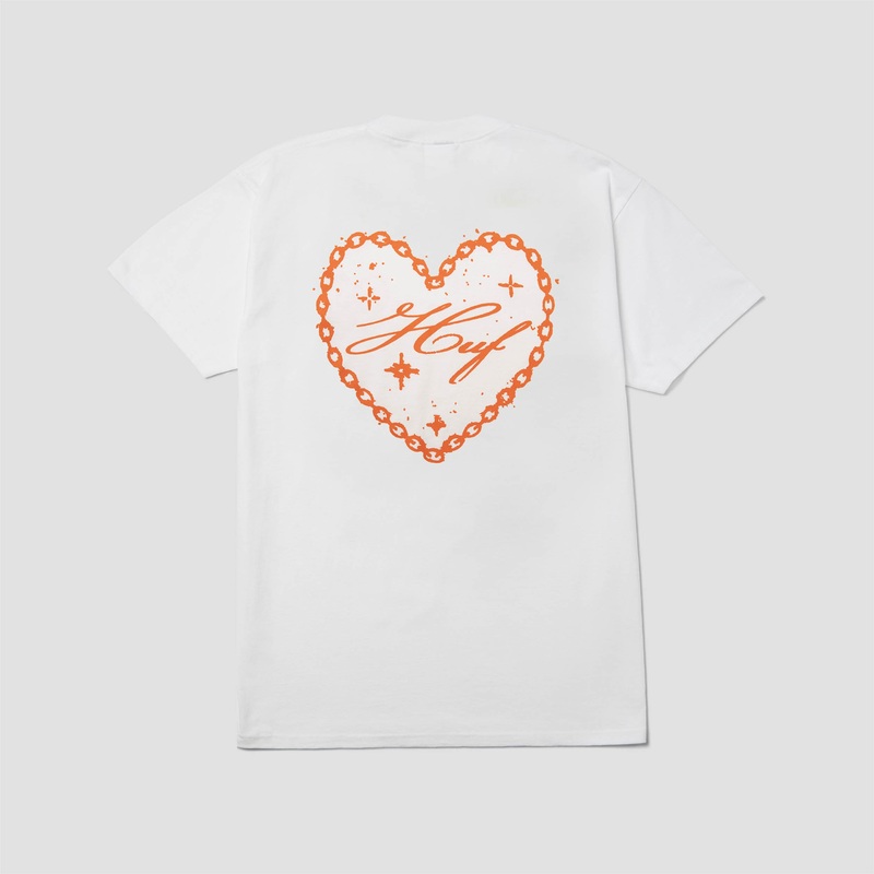 Huf Be Mine T-Shirt White Small
