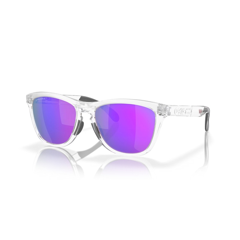 Oakley Frogskins Range Sunglasses Matte Clear (Prizm Violet) 55