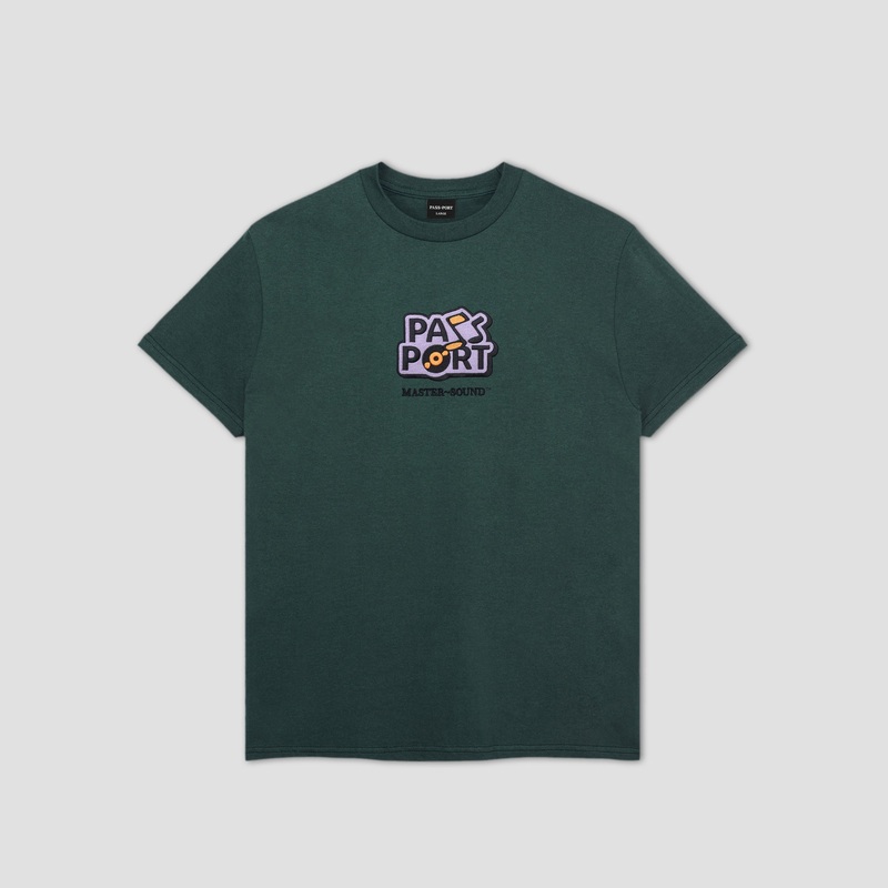 PassPort Master~Sound T-Shirt Dark Teal Small