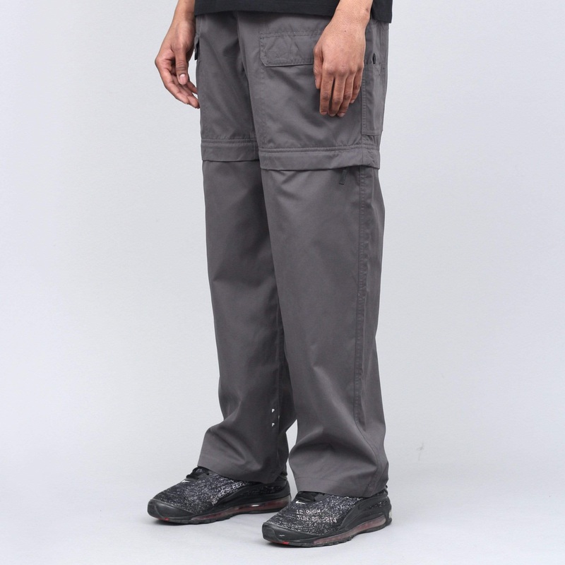 Pop Trading Zip Off Pants Charcoal Small