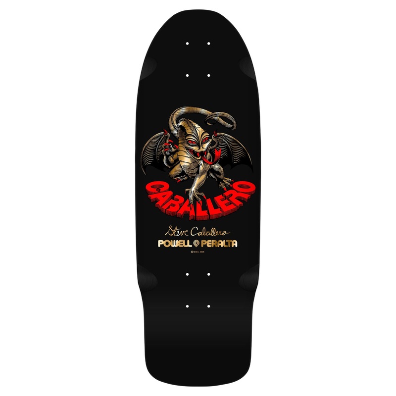Powell Peralta Bones Brigade Series 16 Caballero Black Deck 10.0