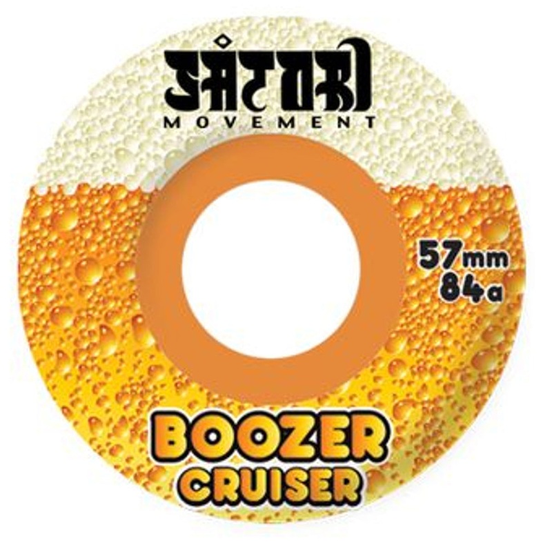 Satori Boozer Cruiser 84a Cruiser Wheels White 57mm