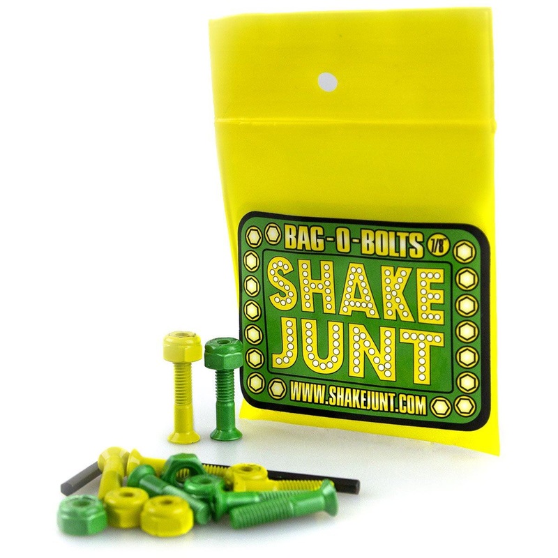 Shake Junt Bag-o-Bolts All Green/Yellow Hardware Phillips 1 Inch