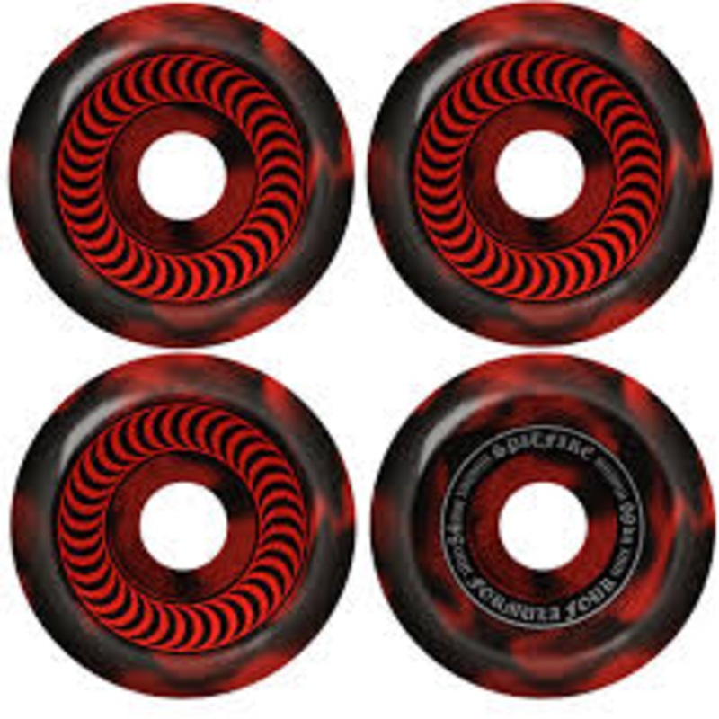 Spitfire Wheels “OG Classic- Red/Black Swirl” 54MM Wheels