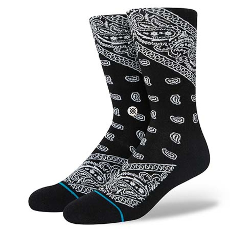 Stance El Barrio Crew Socks Black Large