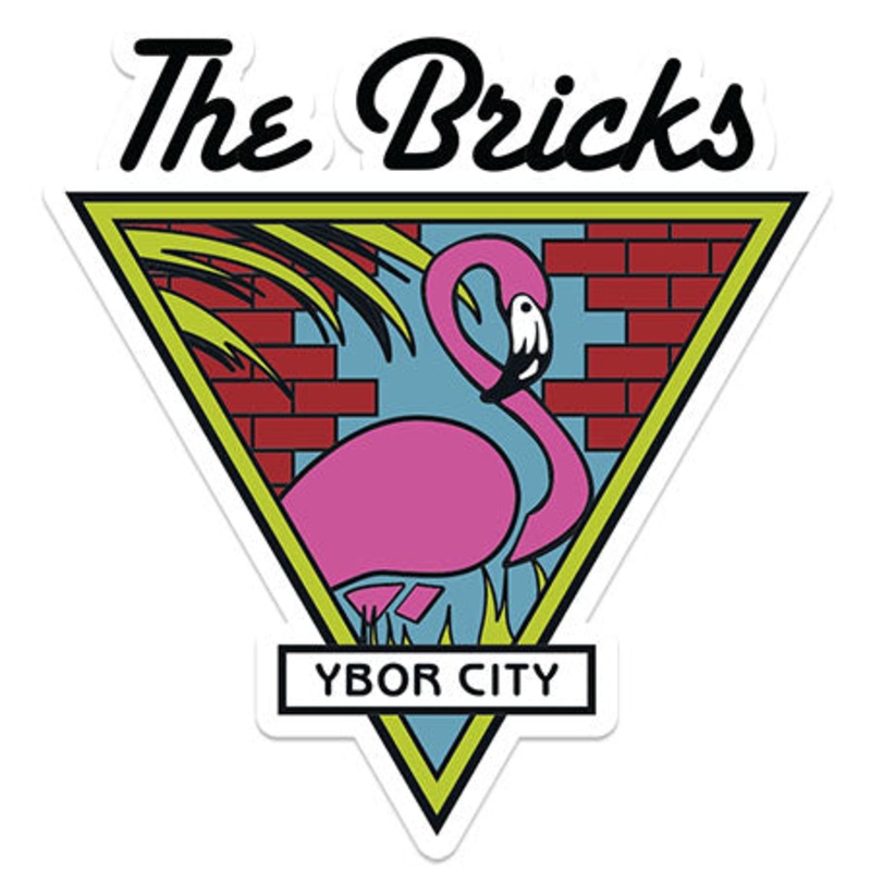 The Bricks Flamingo Sticker N/A N/A