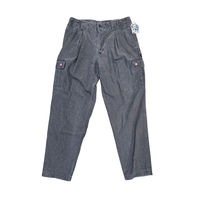 VINTAGE Powell Peralta Baggy Bones CARGO Pants from 90s – GREY – 40″