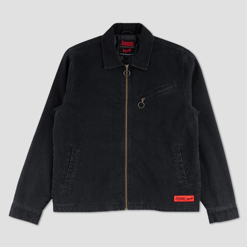 Welcome X Adventure Time Billy Canvas Zip Jacket Black Small