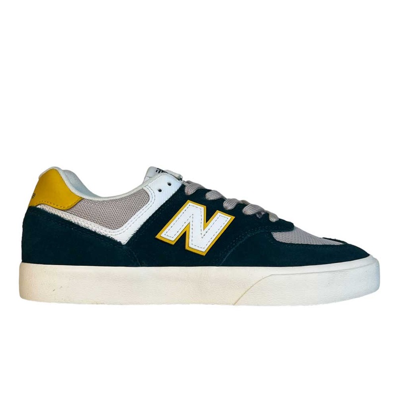 574 VOK New Balance Numeric  Gray White Suede Shoes 8