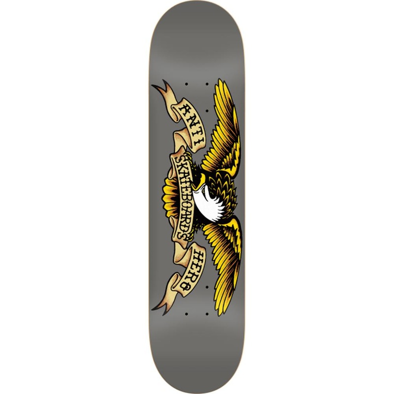 Antihero Classic Eagle Grey 8.25″ Skateboard Deck Deck
