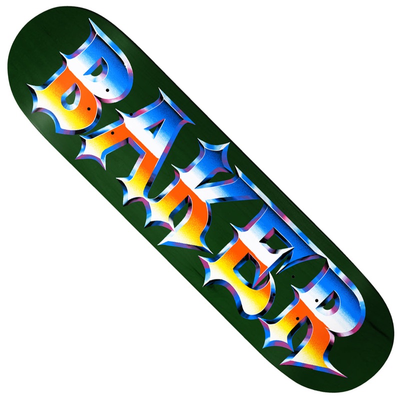 Baker Tristan Funkhouser Chrome Zone Deck Dipped Green 8.75 x 32 WB:14.25