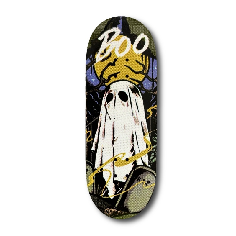 Chems Natural “Boo Pro Model” Fingerboard Deck 29mm Mid-Pro Popsicle