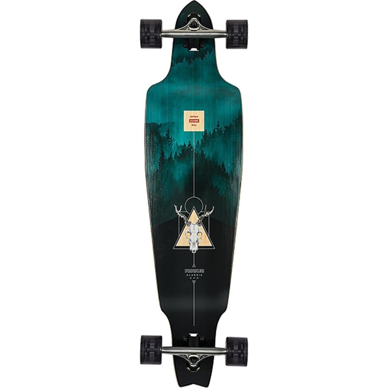 Globe Prowler Classic Bamboo/Blue Mountains 38″ Drop Through Longboard Complete