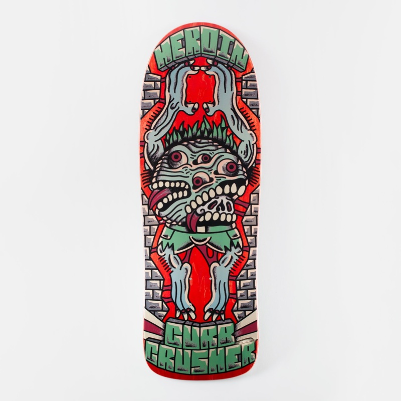 Heroin 10.25″ Curb Crusher X Crawe Deck – Multi 10.25″