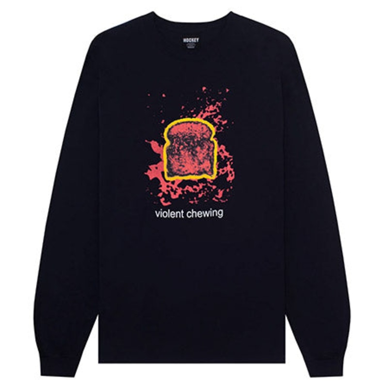 Hockey Violent Chewing T Shirt Black Small