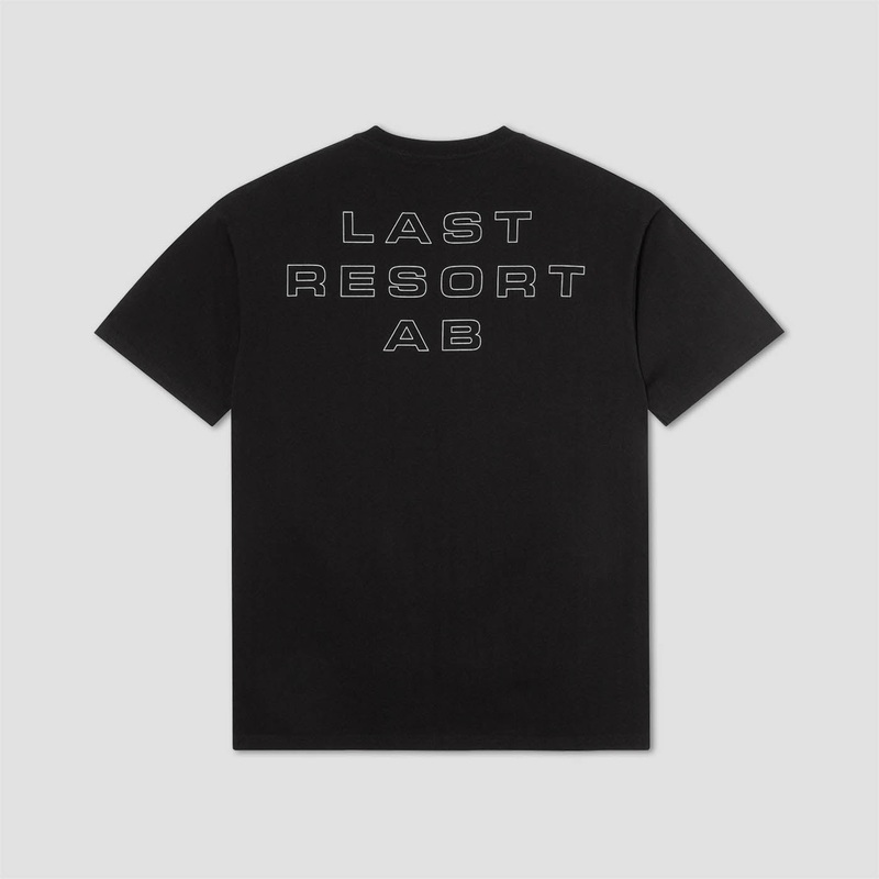 Last Resort AB Eurostyle T-Shirt Black / White Small