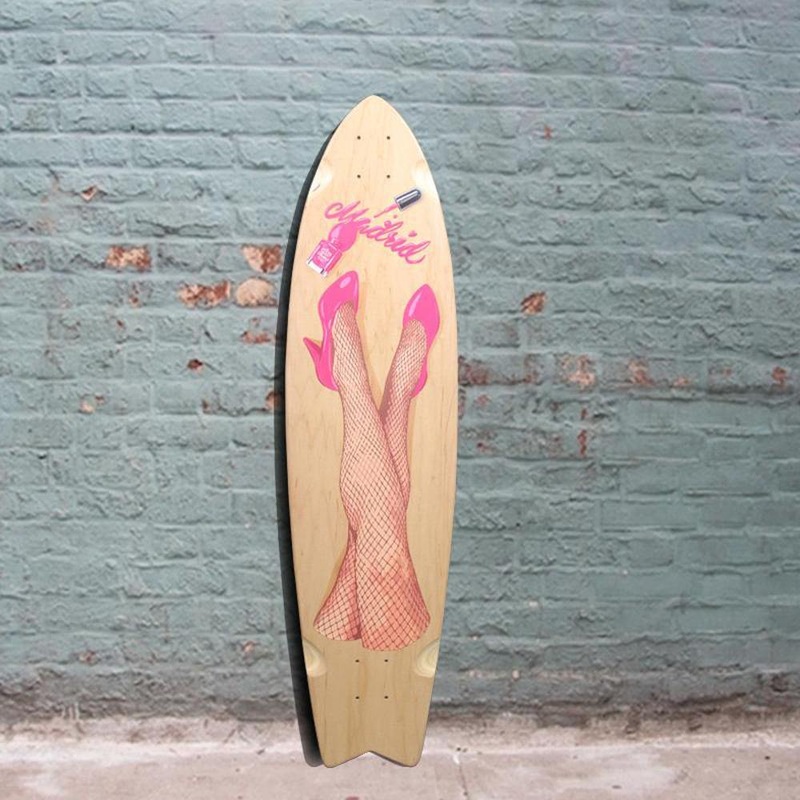 Madrid Legs Gun Fishtail Longboard – 37.75″ – Deck