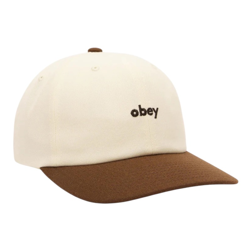 OBEY 2-TONE 6 PANEL SNAPBACK UNBLEACHED/MULTI OS