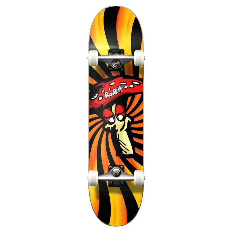 Punked Graphic Shroom Complete Skateboard Complete