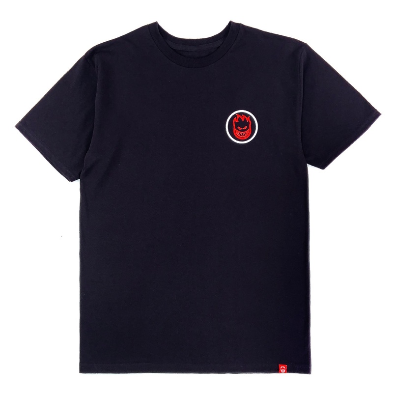 Spitfire – Classic Swirl Fade – T Shirt – Black S