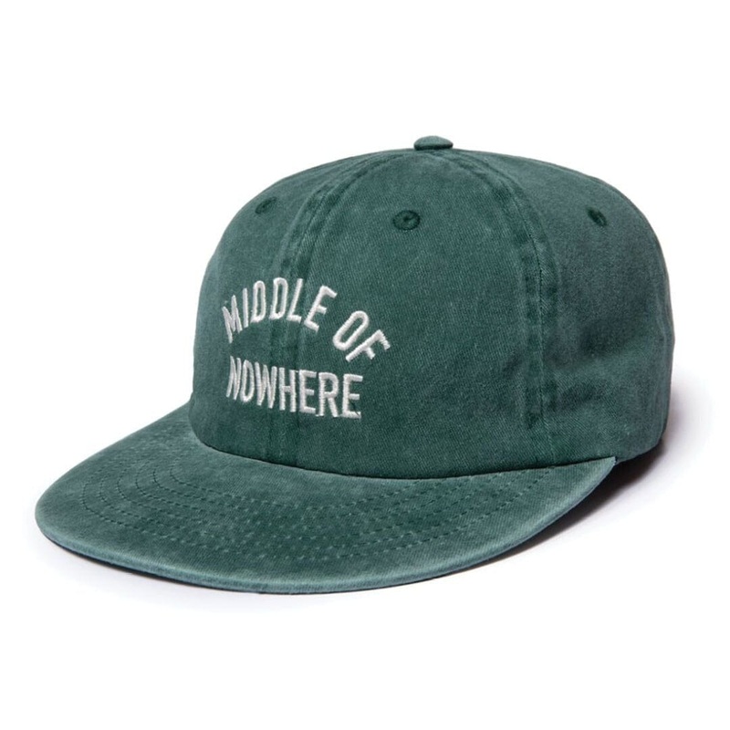 The Quiet Life Middle of Nowhere Vintage Wash Cap Green