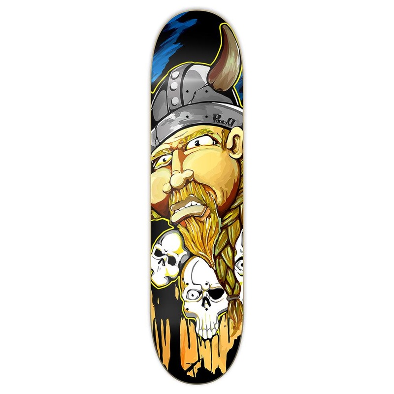 Yocaher Graphic Skateboard Deck – Viking 7.5″