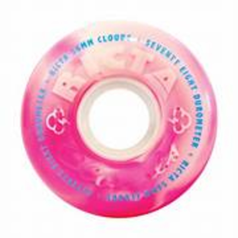 56mm Clouds Pink Swirl 78a Ricta Wheels
