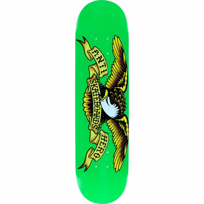 Antihero Classic Eagle Green 7.81″ Skateboard Deck Deck