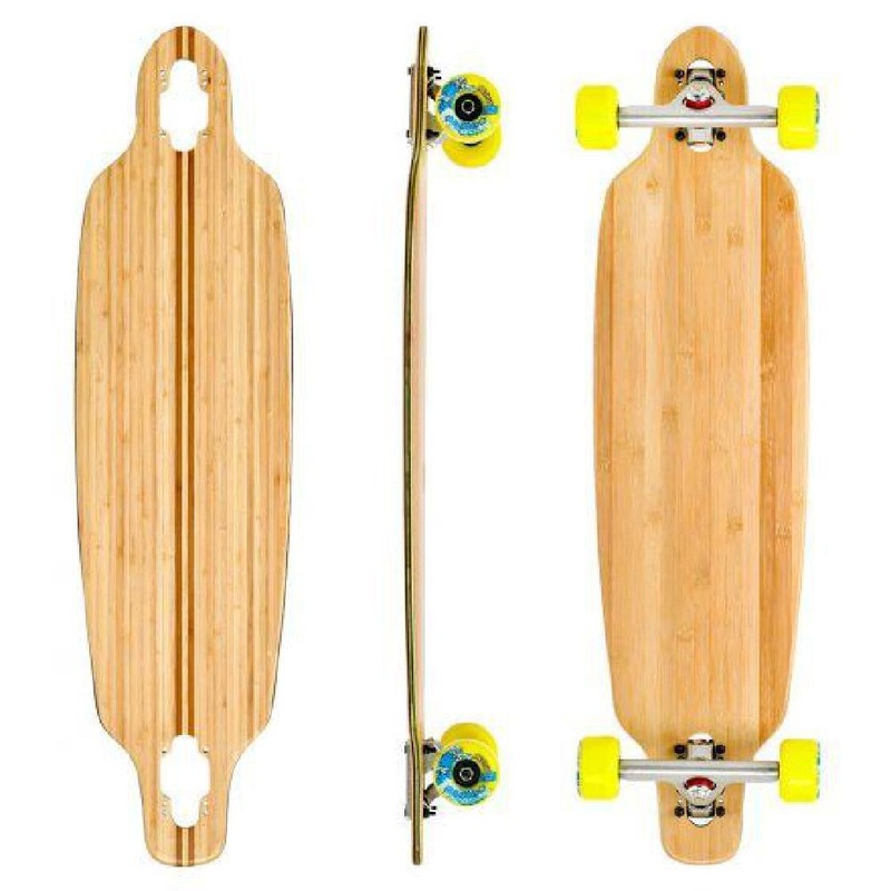 Bamboo Blank Mini Directional Drop Through 33.5 Longboard Deck Only