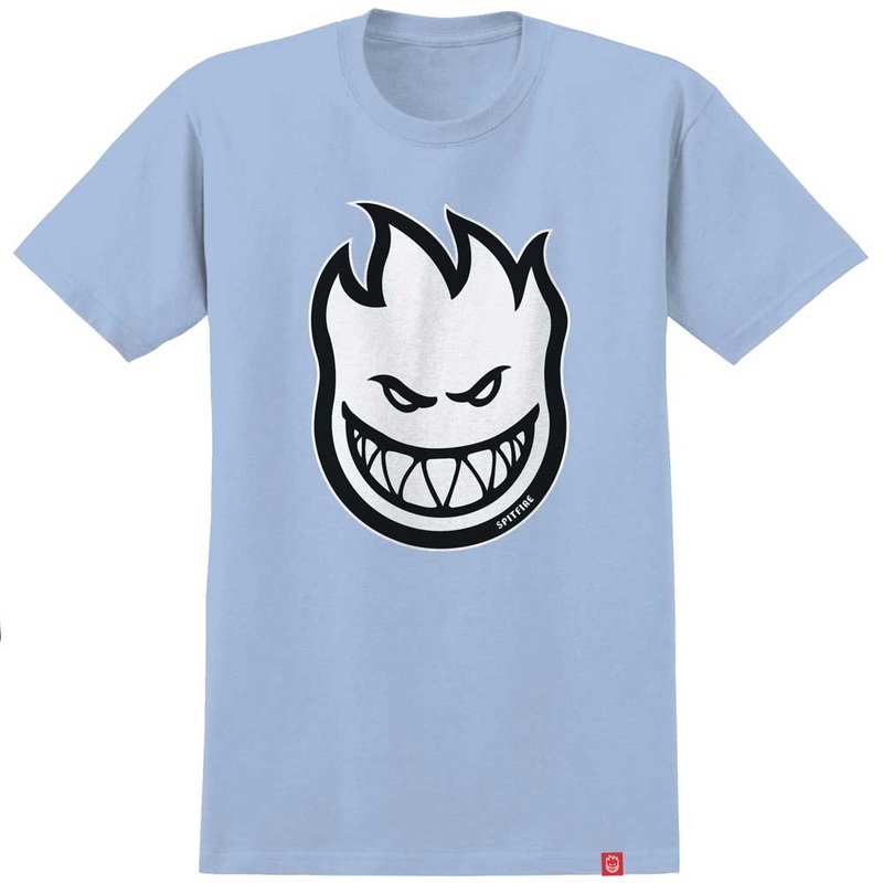 Bighead Fill Light Blue White Black YOUTH Spitfire Tee YSM