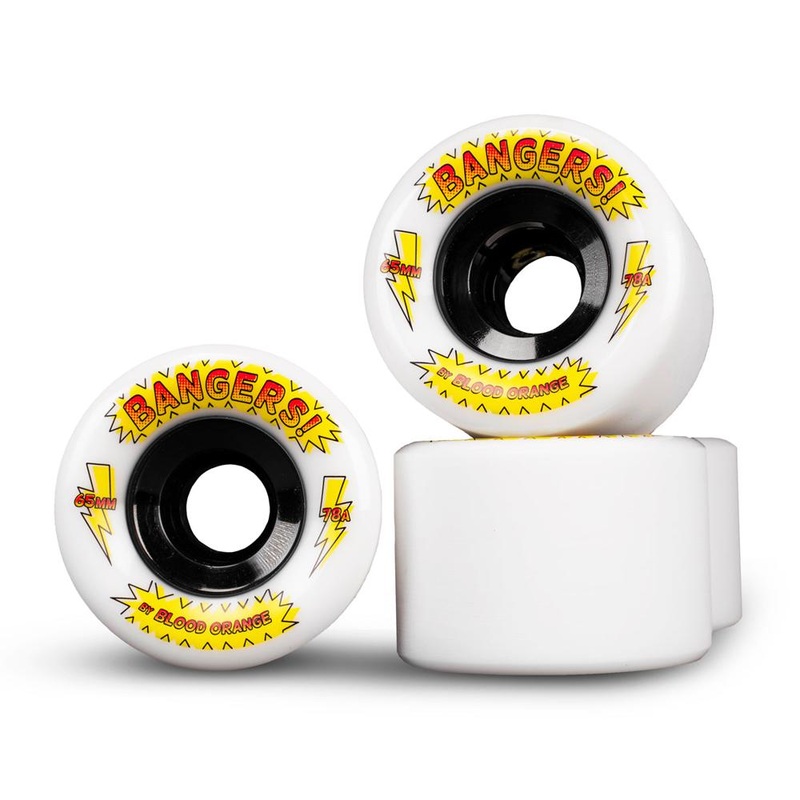 Blood Orange Bangers 65mm/78A Skateboard Wheels | set of 4 Default Title