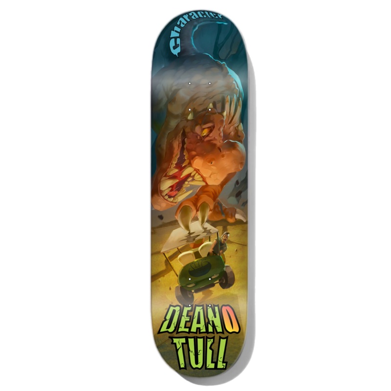 Character Deano Tull Skateboard Deck (CHOOSE SIZE) 8.0″