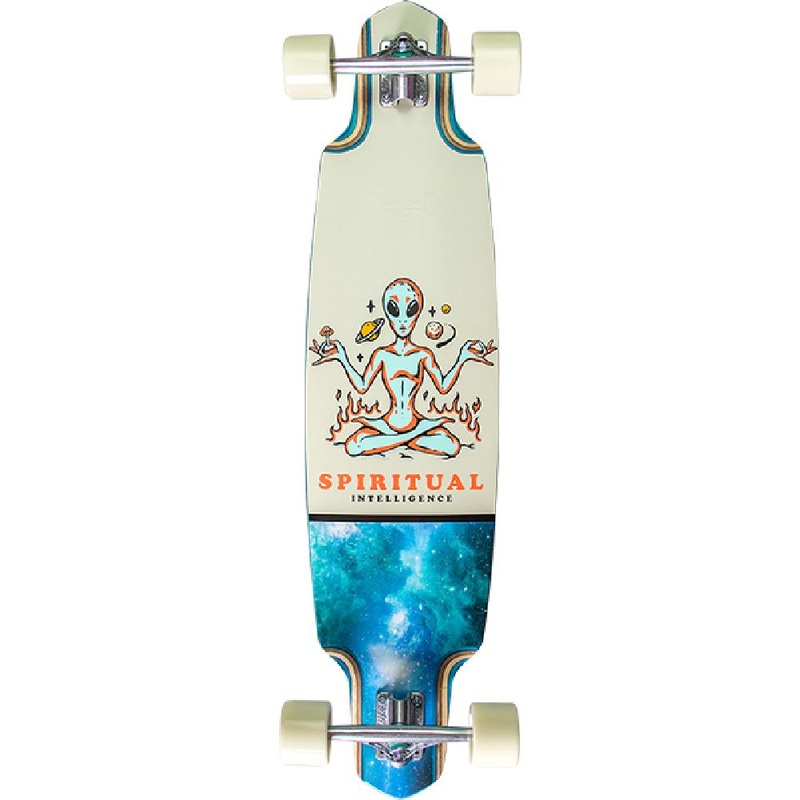 Dusters Zen Spiritual Intelligence Teal 38″ Complete Longboard Complete