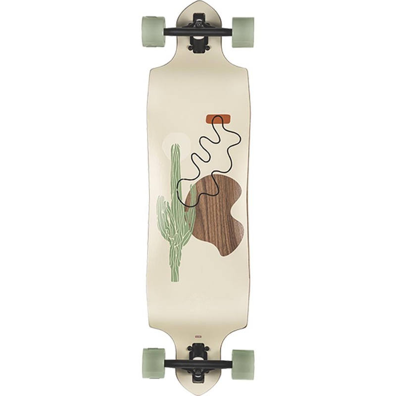 Globe Geminon Micro-Drop Walnut/Cacti 37.5″ Drop Through Longboard Complete