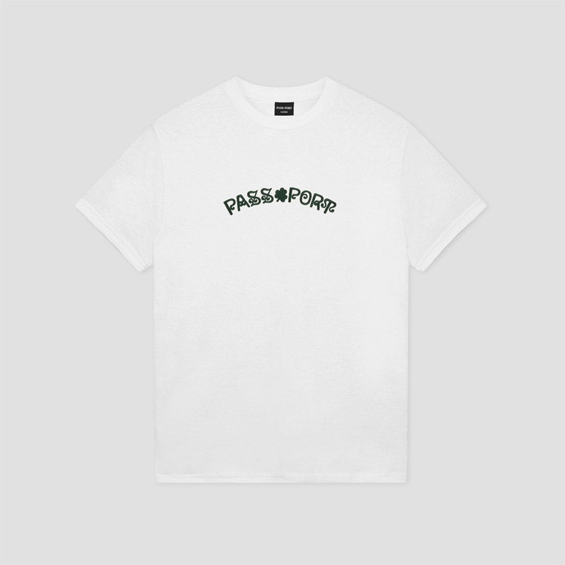 PassPort Sham Embroidery T-Shirt White Medium