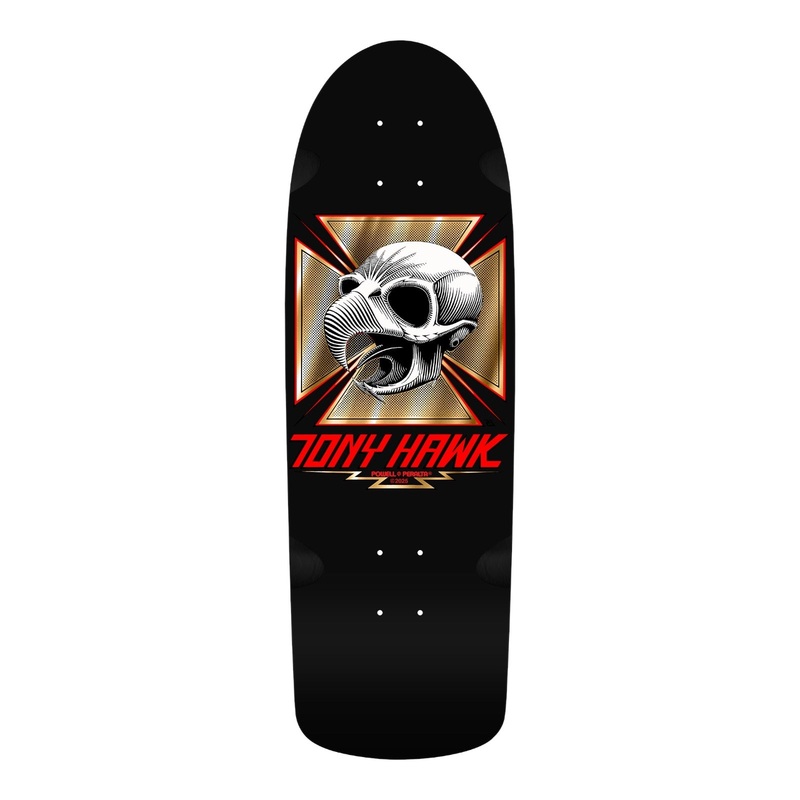 Powell Peralta Bones Brigade Series 16 TONY HAWK Black/Gold Foil Deck 10.38″ 10.38