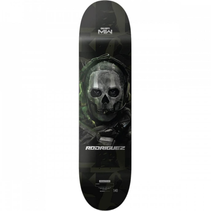 Primitive Rodriguez Ghost 8.12″ Black Skateboard Deck