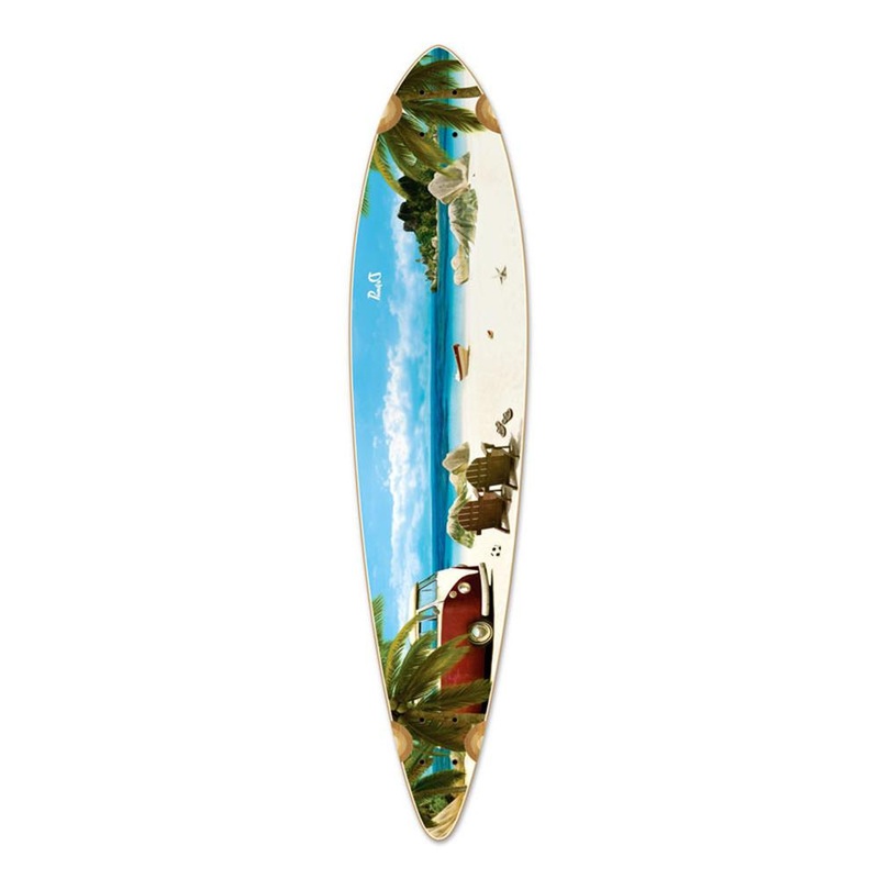 Punked Pintail Getaway Longboard Deck Deck