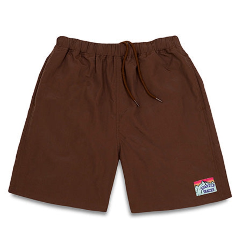 Quartersnacks Hiking Shorts Brown Large