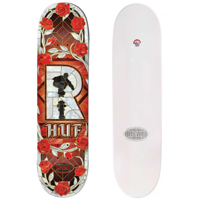 Real Huf Cathedral Skateboard Deck 8.38″ Deck Only 8.38