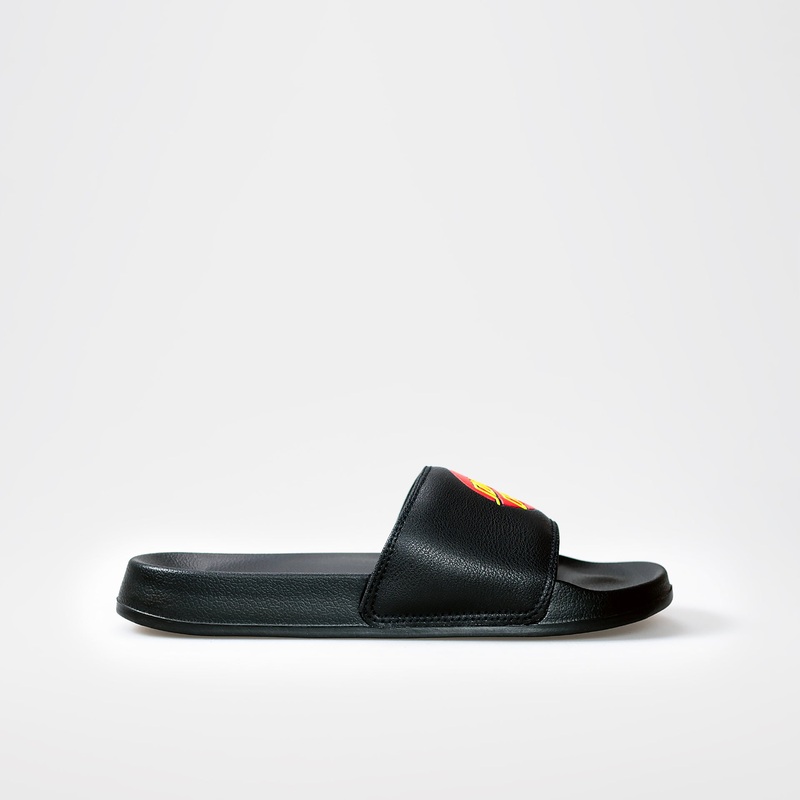 Santa Cruz Youth Classic Dot Slides – Black UK 3