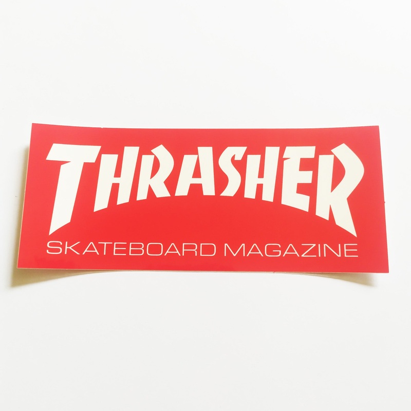 Thrasher Magazine Skateboard Sticker – Red