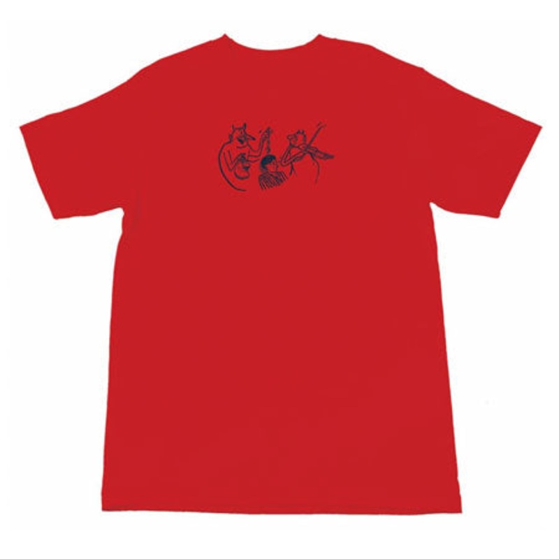 WKND Skateboards Devils Tails T Shirt Red Medium