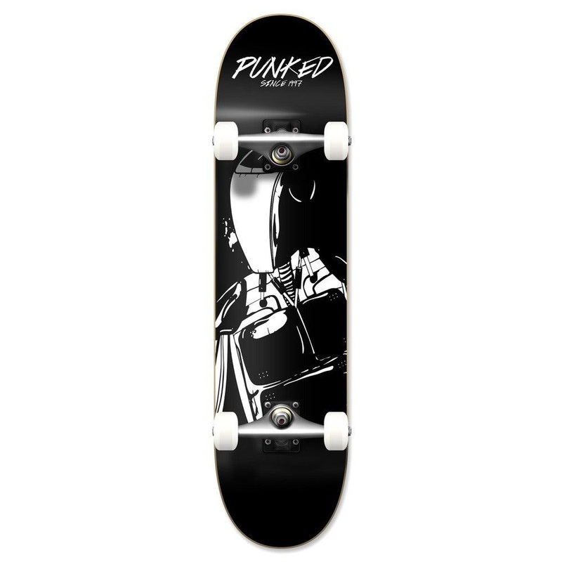 Yocaher Graphic Robot Punked Complete 7.75″ Skateboard Complete
