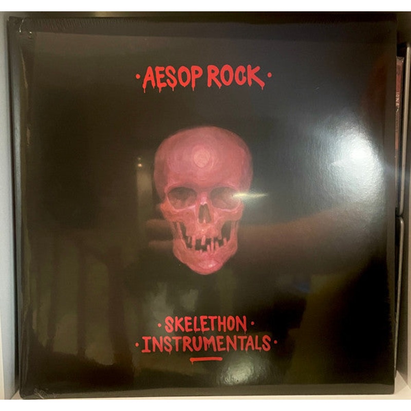 Aesop Rock  Skelethon – Instrumentals Red & Black Marbled Color 2xLP Vinyl LP Record