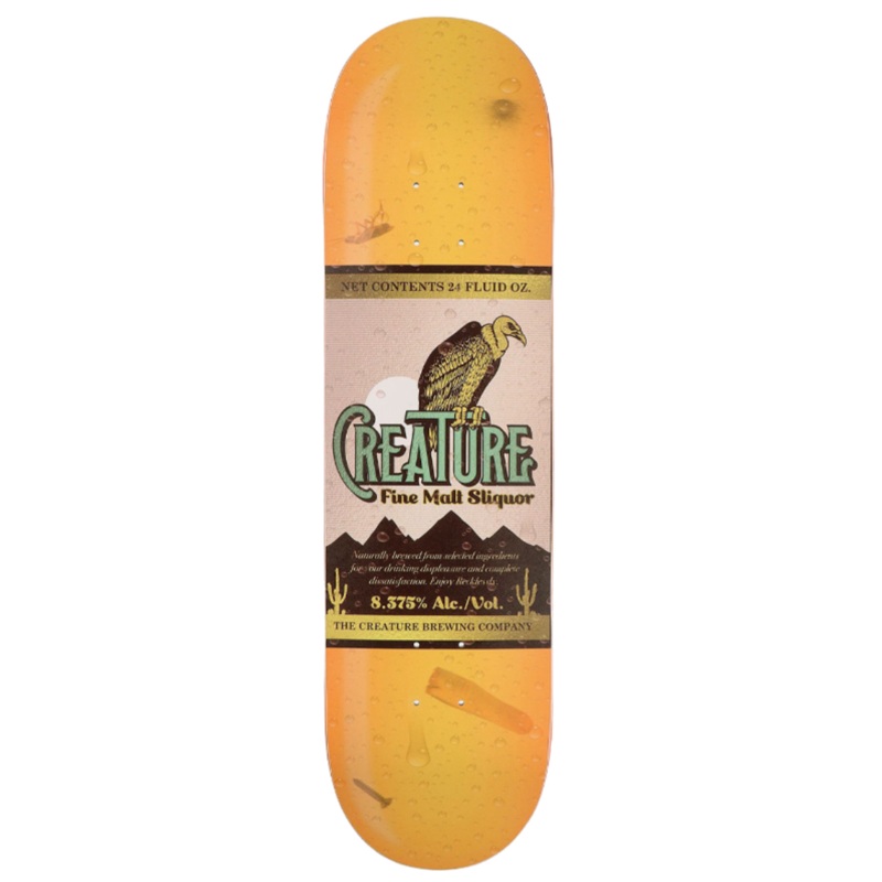 Creature Malt Sliquor SM Everslick Deck 8.375 in 8.375 X 32 in