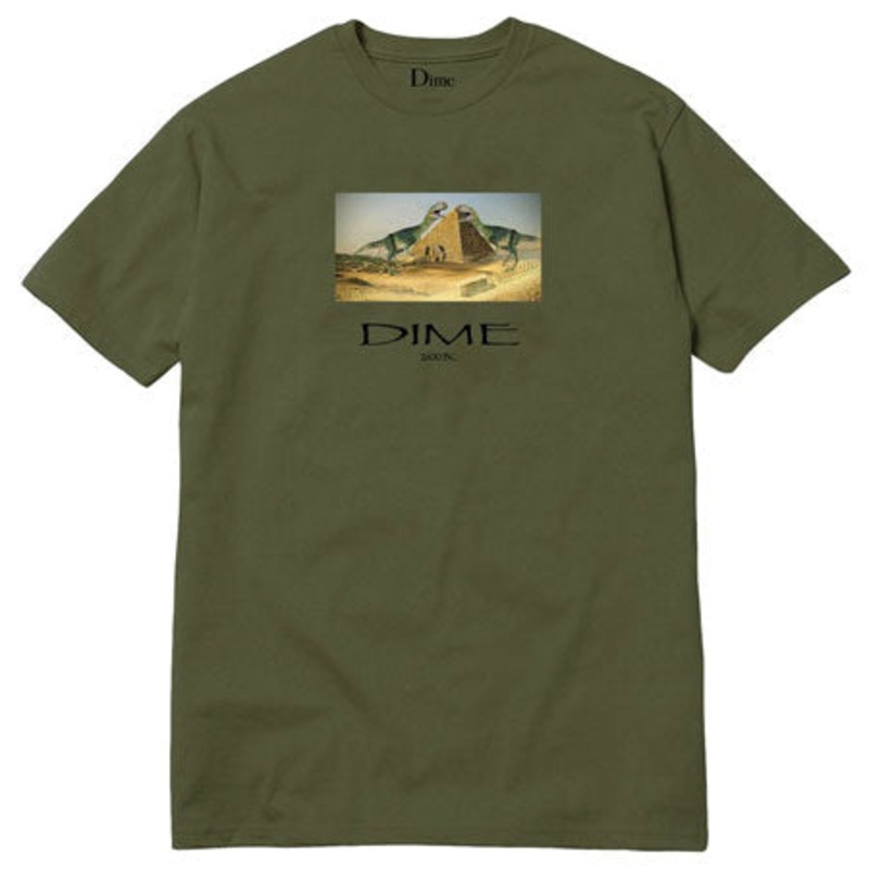 Dime Ancient T Shirt Olive Medium
