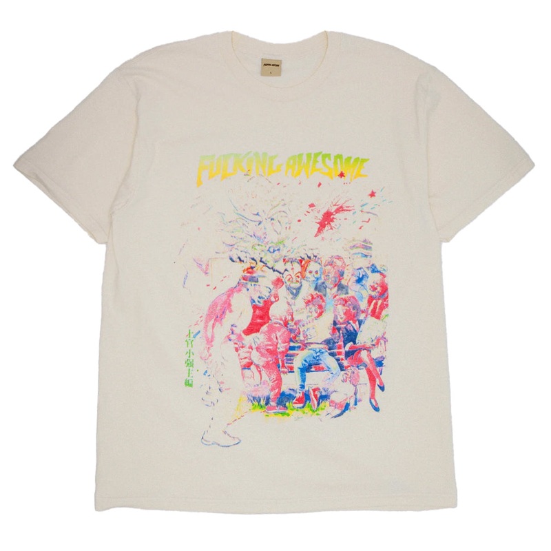 Fucking Awesome Wrestler T Shirt Off White Medium