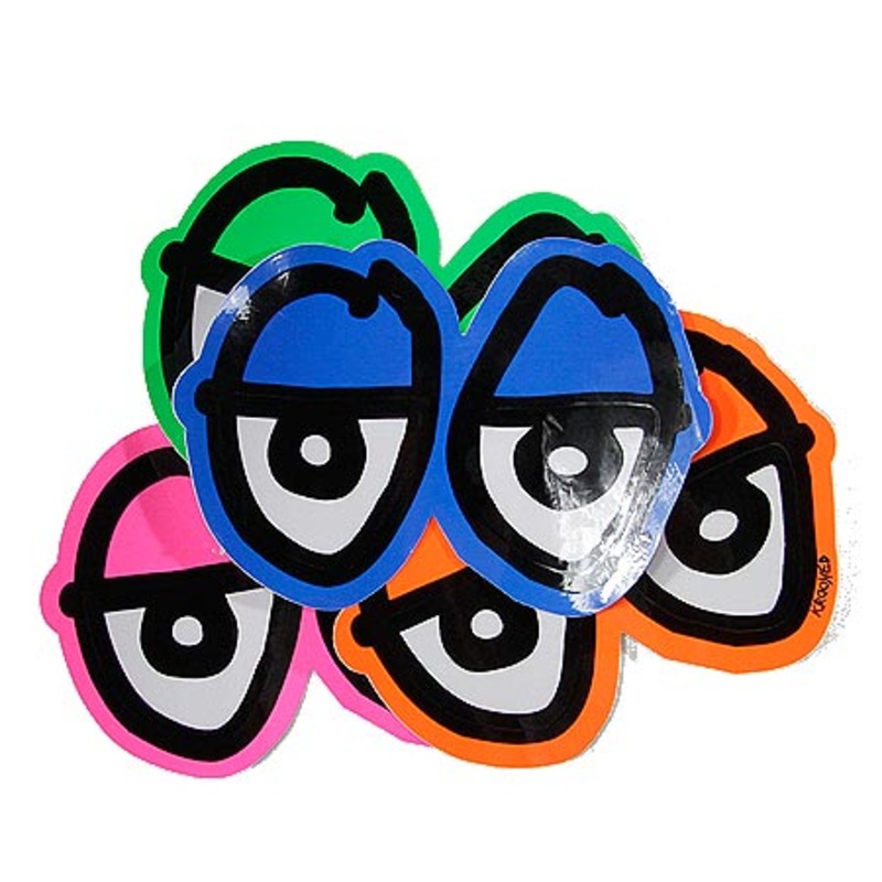 Krooked Krooked Eyes Sticker Assorted Medium