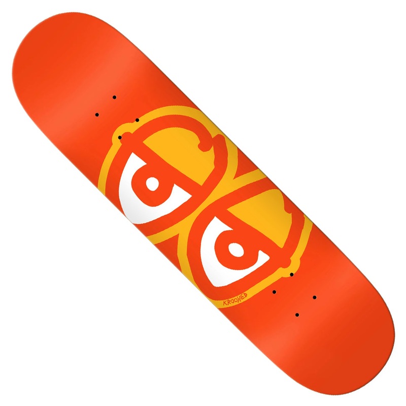 Krooked Orange Team Eyes Deck Orange 8.25 x 32 WB:14.38